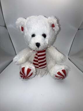 American Greetings White Christmas Teddy bear